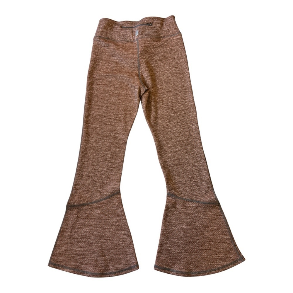 Free People Movement Flare Off the Grind Leggings | Med | Cropped Boho Bells - Picture 2 of 8
